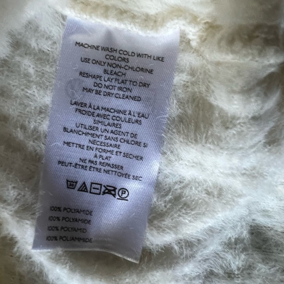 NWT ANTHROPOLOGIE Stellah Beige Lurex Cropped Sweater Sz XXS - Picture 11 of 11